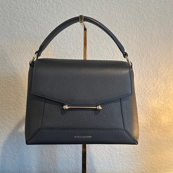 Strathberry Mosaic top handle in black - Picture 1 of 4